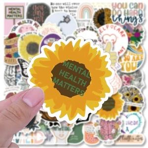 20 PCS Mental Health Awareness Stickers